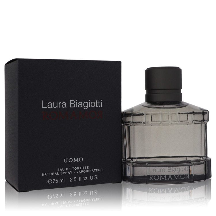 Romamor Uomo by Laura Biagiotti Eau De Toilette Spray 2.5 oz