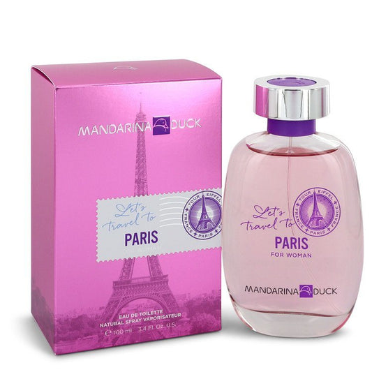 Mandarina Duck Let's Travel to Paris by Mandarina Duck Eau De Toilette Spray 3.4 oz