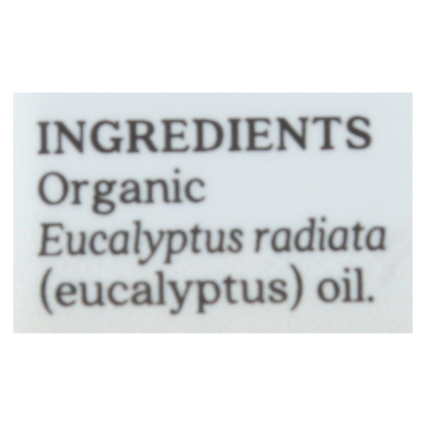 Aura Cacia - Organic Eucalyptus - .25 oz