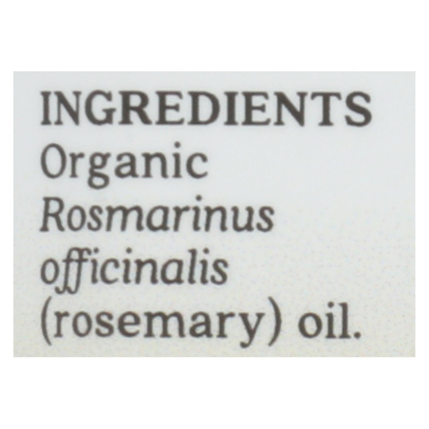 Aura Cacia - Organic Essential Oil - Rosemary - .25 oz