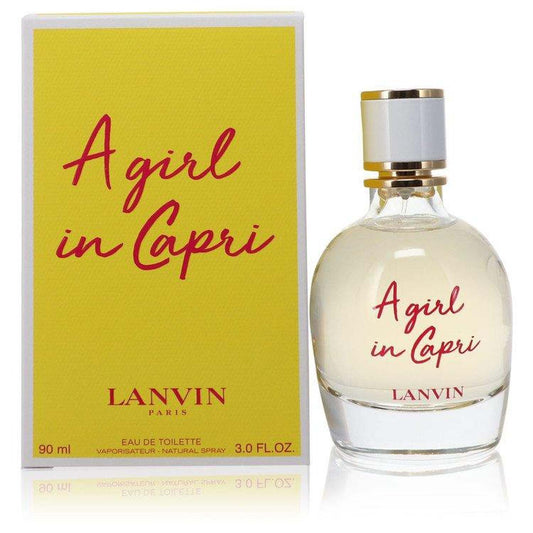 A Girl in Capri by Lanvin Eau De Toilette Spray 3 oz