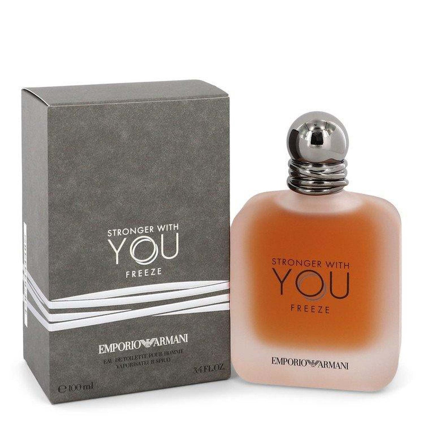 Stronger with You Freeze by Emporio Armani Eau De Toilette Spray 3.4 oz