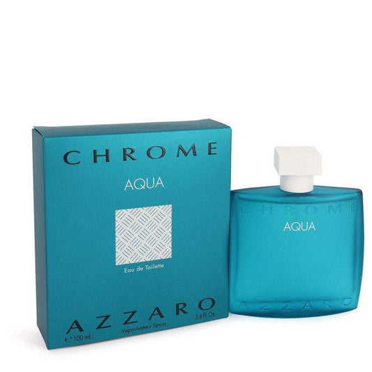 Chrome Aqua by Azzaro Eau De Toilette Spray 3.4 oz