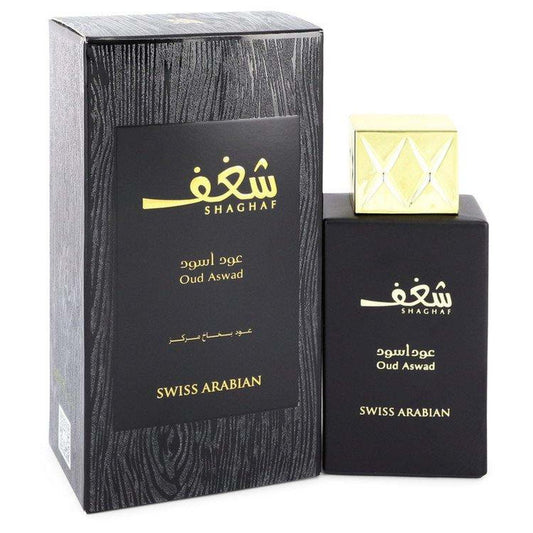 Shaghaf Oud Aswad by Swiss Arabian Eau De Parfum Spray 2.5 oz