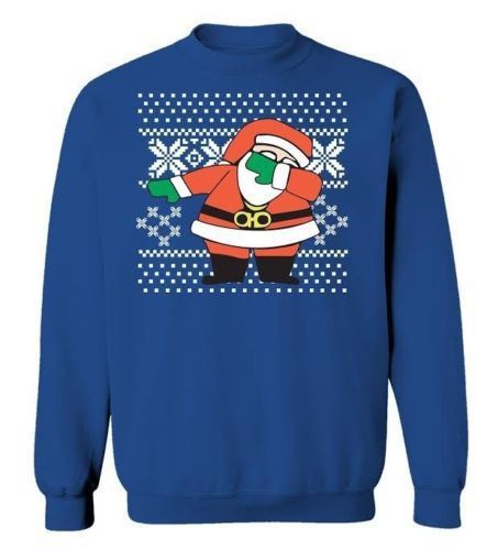 Autumn new men and women new Dabbing Santa Crewneck sweatshirt ugly Santa Claus hooded hoodie