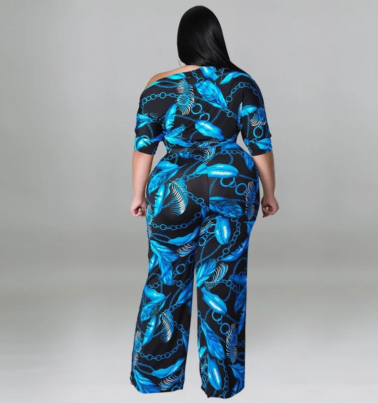 Western Style Plus Size Jumpsuite