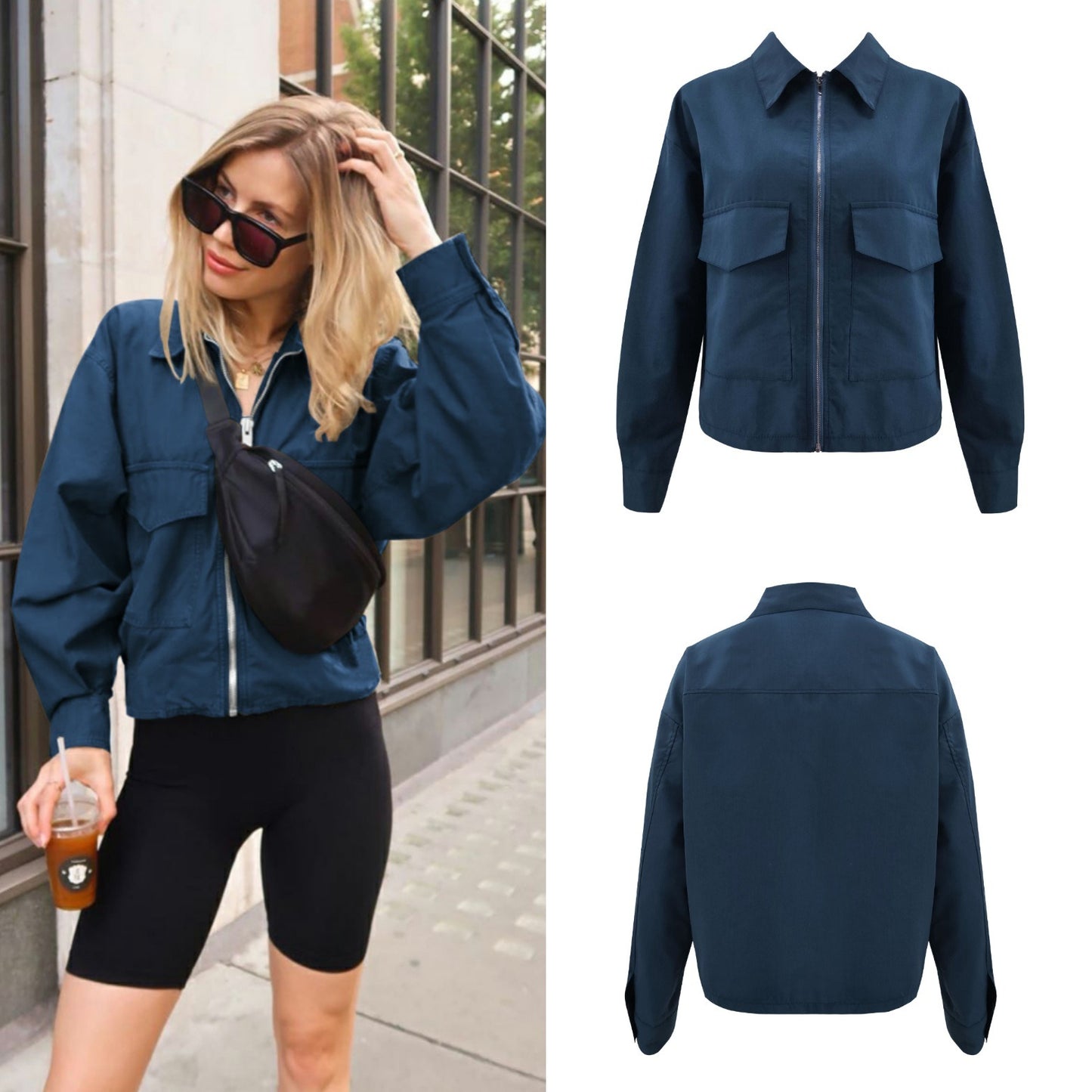 Best Selling New Women's Casual Fashion Jacket Autumn and Winter Long-sleeved Shirt Jacket