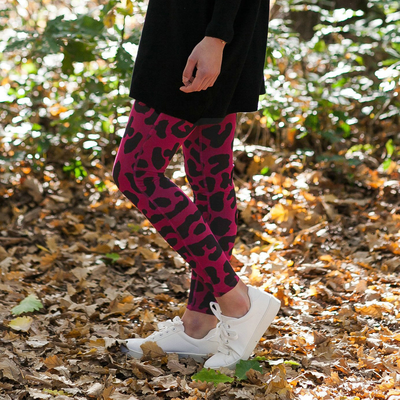 Autumn Casual Pants Sexy Slim Leopard Print Casual Pants