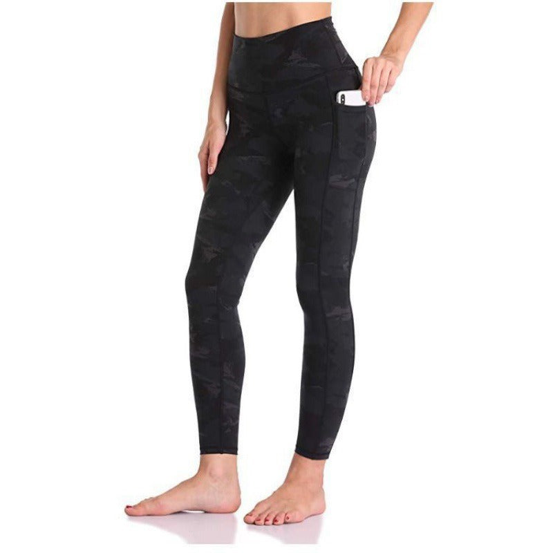 Women's High Waisted Yoga Pants 7/8 Length Leggings with Pockets