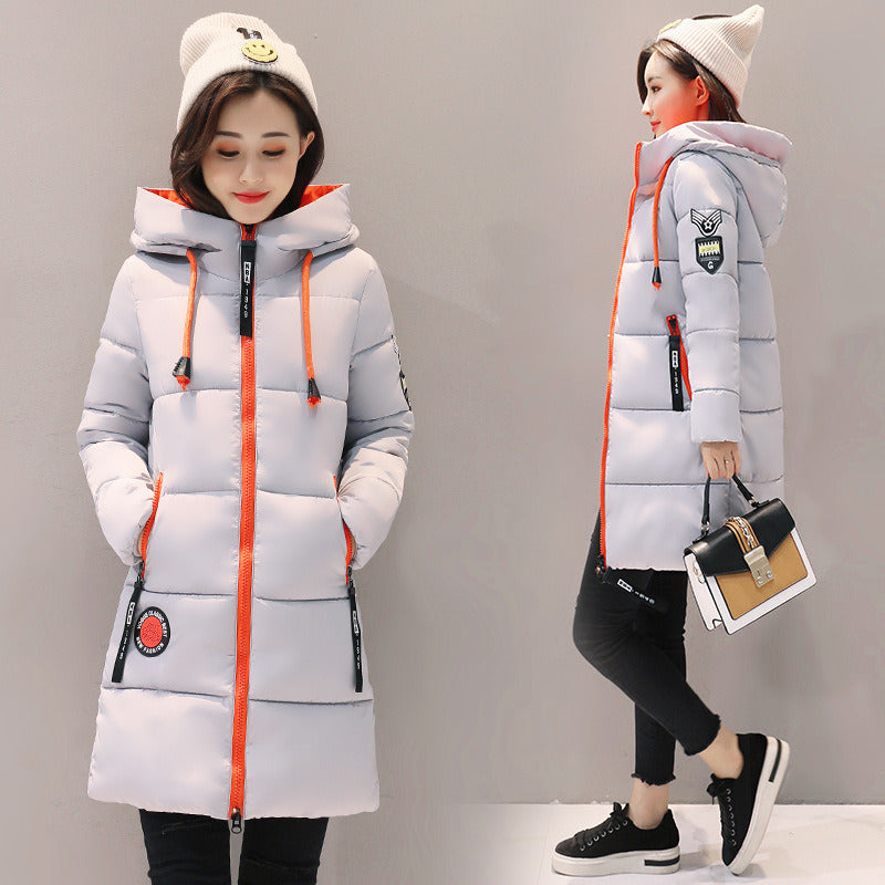 Thick Warm Coat Casual Simple Fashion Jacket Autumn Winter Elegant Jackets Loose Hooded