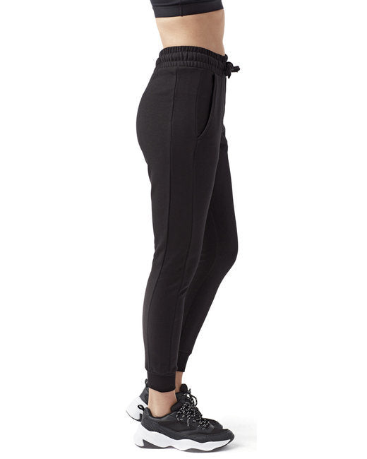 Ladies' Yoga Fitted Jogger - BLACK - XS