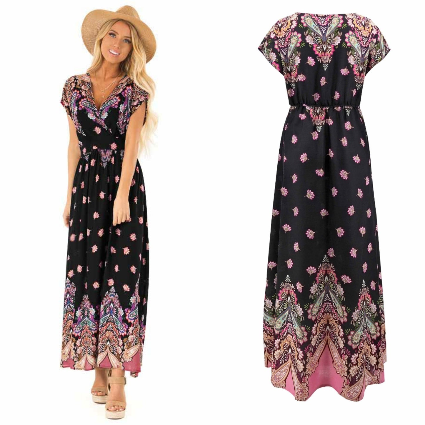 Best Selling Summer New Women's Printed Dress Holiday Dress