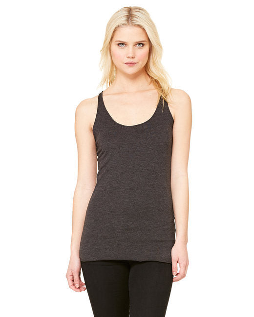 Ladies' Triblend Racerback Tank - CHAR BLK TRIBLND - S