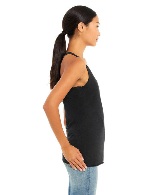 Ladies' Triblend Racerback Tank - CHAR BLK TRIBLND - S