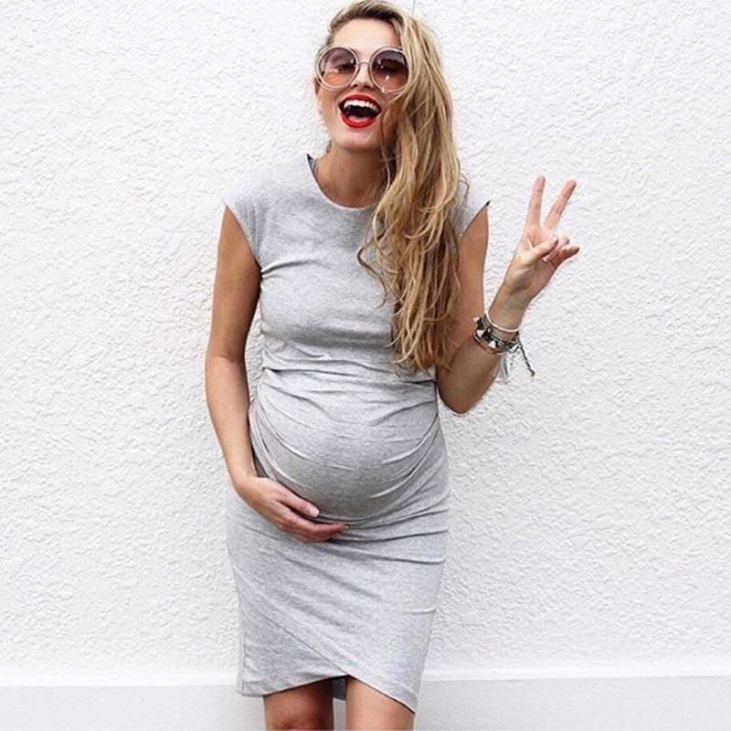 Large Size Sexy Pregnant Woman Dress Summer