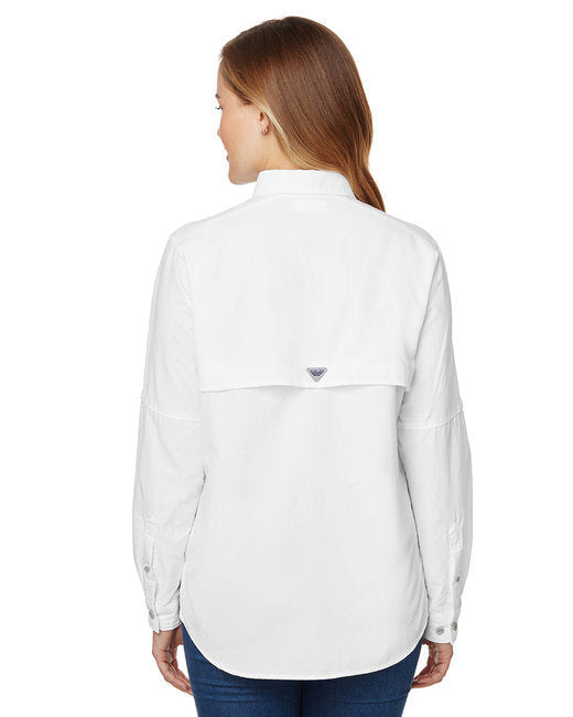 Ladies' Bahama™ Long-Sleeve Shirt - WHITE - XS