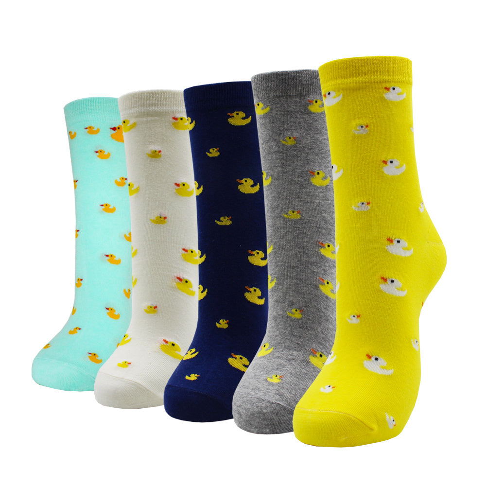 10 Pairs Fashion Colorful Kawaii Cute Cartoon Cotton Women Socks Harajuku Korean Halloween Cat Dog Owl Duck Fox Girl Socks