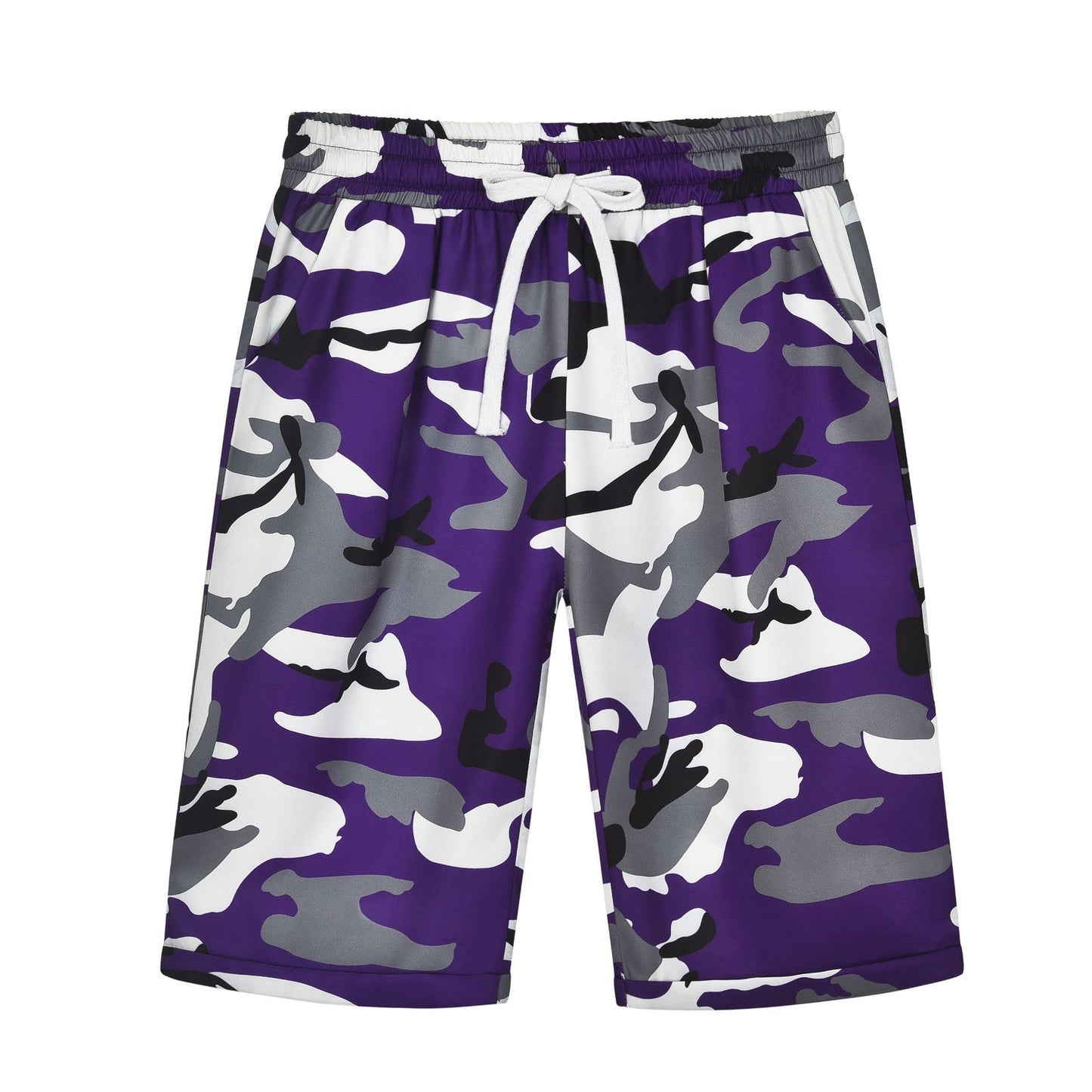 7 Colors Spring and Summer New Loose Camouflage Shorts Casual Pants