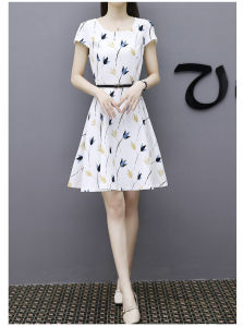 Simple Slim Dress Autumn and Summer Korean Fashion Temperament