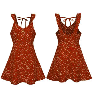 Women's Polka Dot Back Strap Fashion Personality Dress