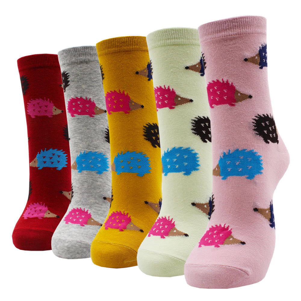 10 Pairs Fashion Colorful Kawaii Cute Cartoon Cotton Women Socks Harajuku Korean Halloween Cat Dog Owl Duck Fox Girl Socks