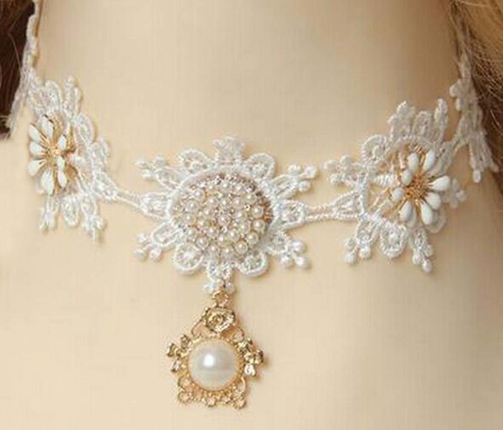 Classic Fake Collar/Women's Clothing Decoration; White(31*4.5 cm)