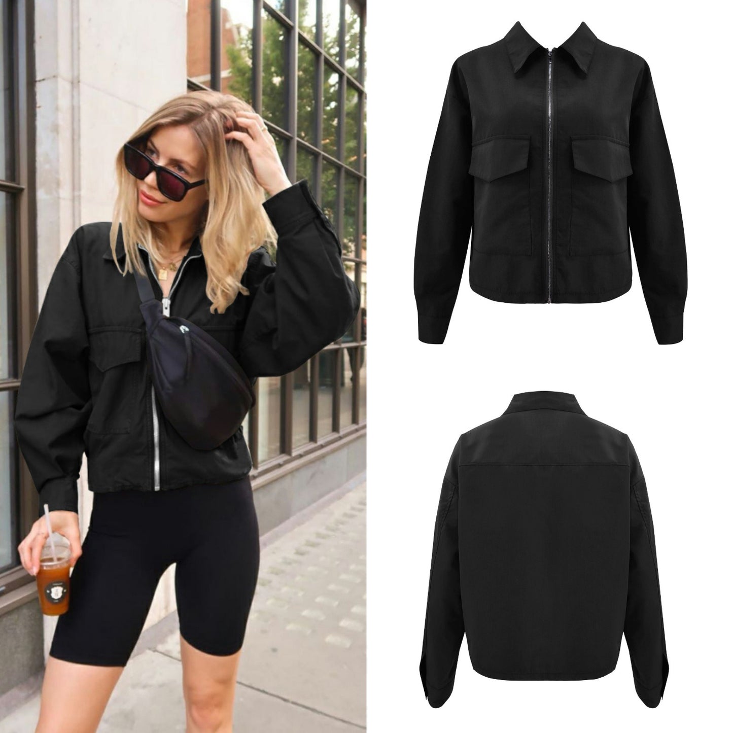 Best Selling New Women's Casual Fashion Jacket Autumn and Winter Long-sleeved Shirt Jacket