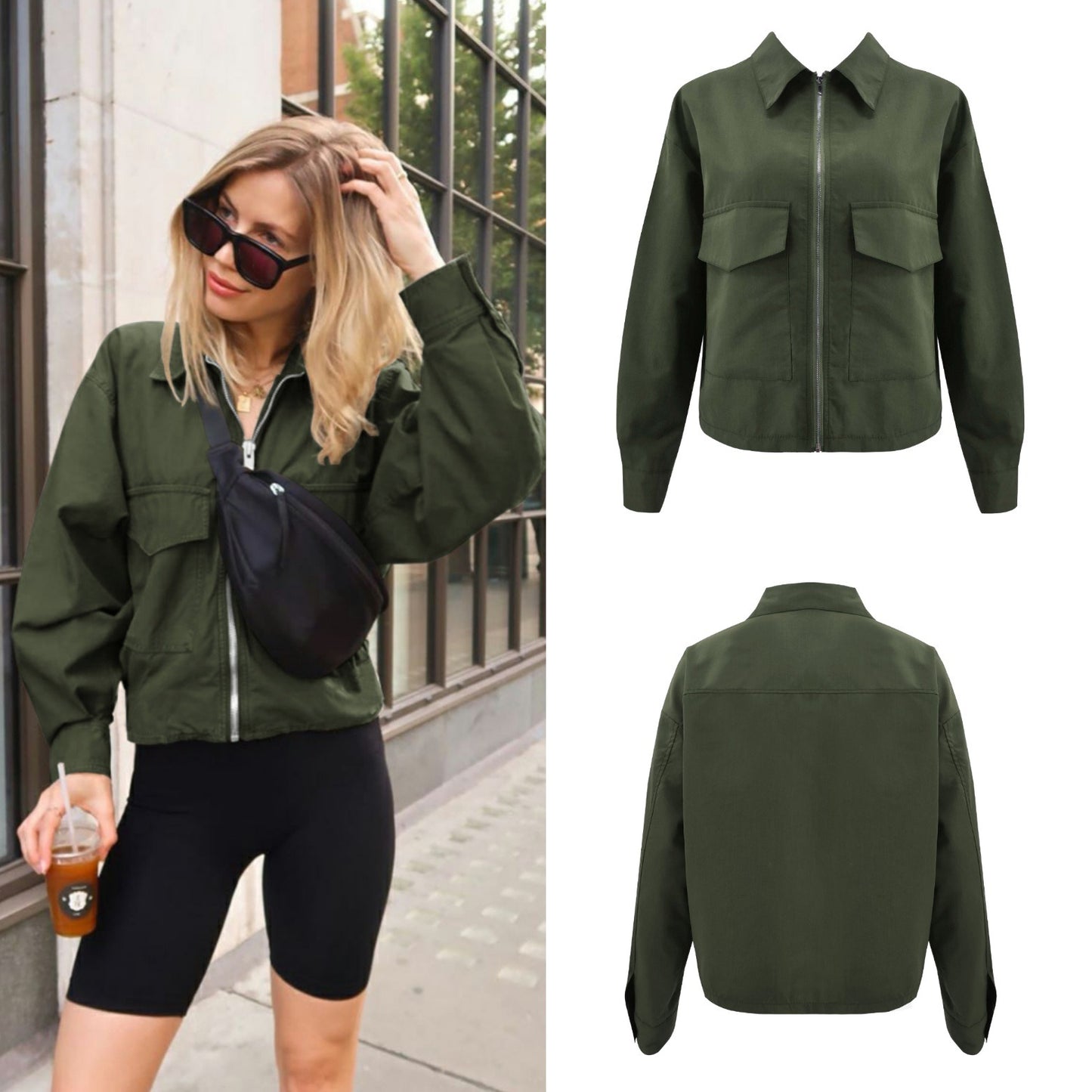 Best Selling New Women's Casual Fashion Jacket Autumn and Winter Long-sleeved Shirt Jacket