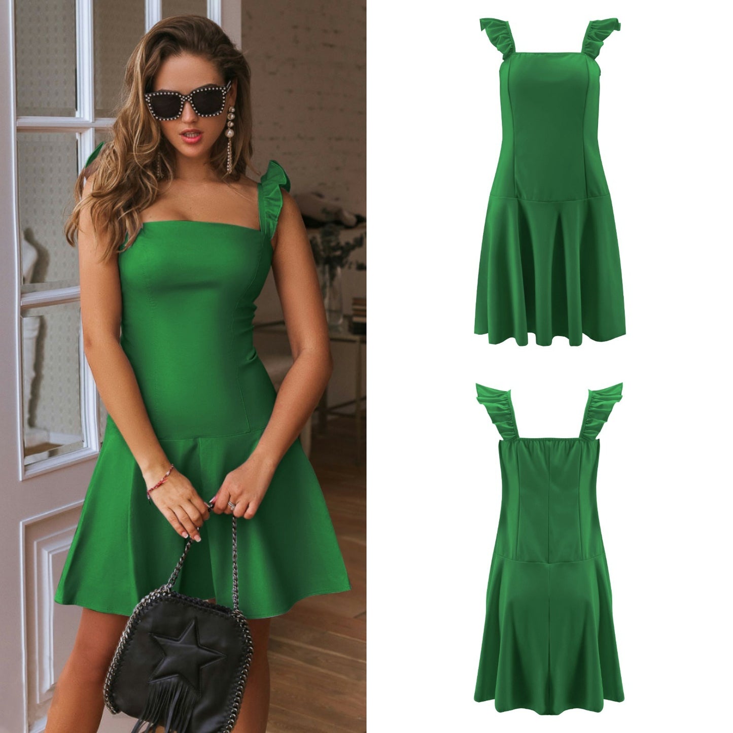 Best Selling Summer Women's Sling One-neck Princess Dress