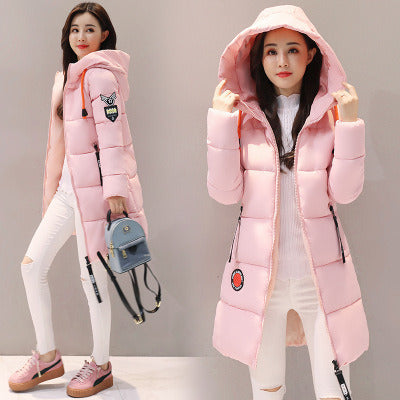 Thick Warm Coat Casual Simple Fashion Jacket Autumn Winter Elegant Jackets Loose Hooded