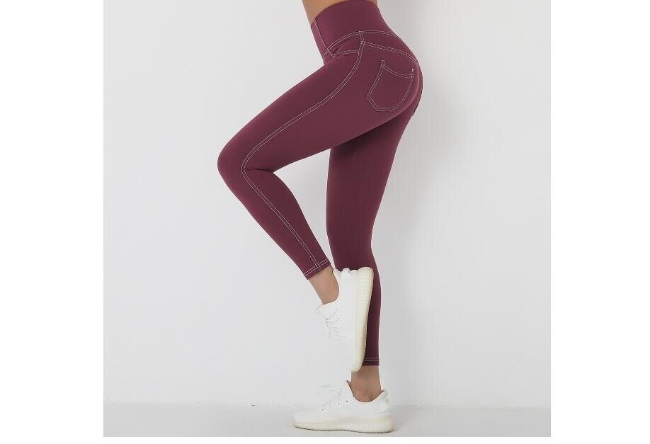 Women's High Waist Yoga Fitness Leggings Pants