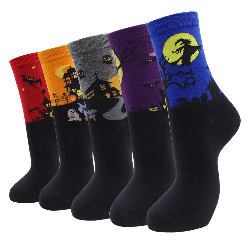 10 Pairs Fashion Colorful Kawaii Cute Cartoon Cotton Women Socks Harajuku Korean Halloween Cat Dog Owl Duck Fox Girl Socks