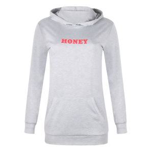 Long Oversize Round Neck Hooded Loose Long-sleeved Sweater Women's Clothing