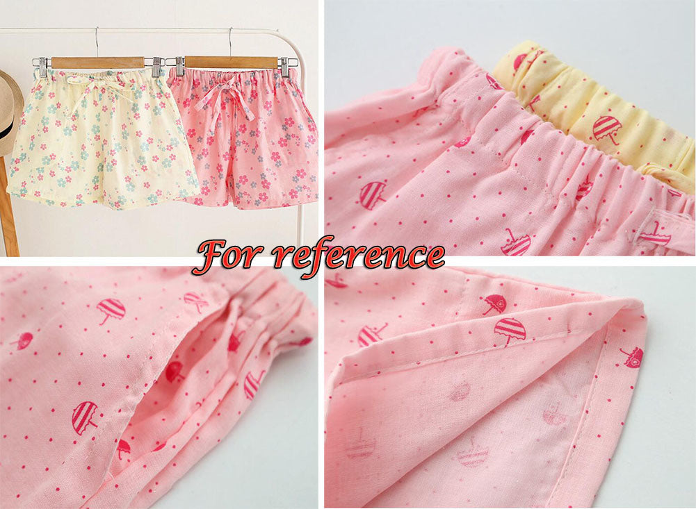 Japanese Style Pajama Bottoms for Women Cotton Breathable Loungewear Pants