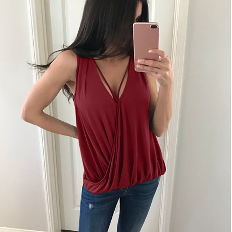 Summer New Women's Sleeveless Small Camisole Tops Women's Clothing