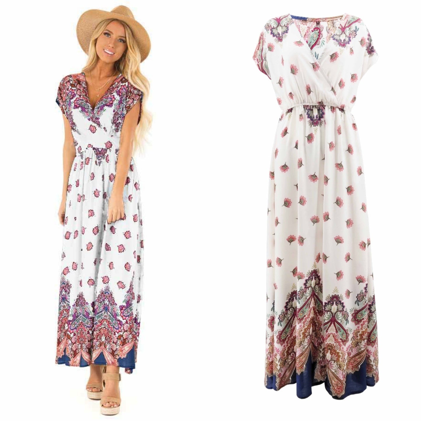 Best Selling Summer New Women's Printed Dress Holiday Dress