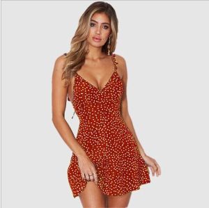 Women's Polka Dot Back Strap Fashion Personality Dress