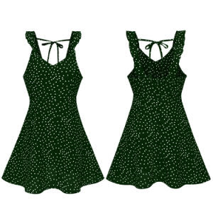 Women's Polka Dot Back Strap Fashion Personality Dress