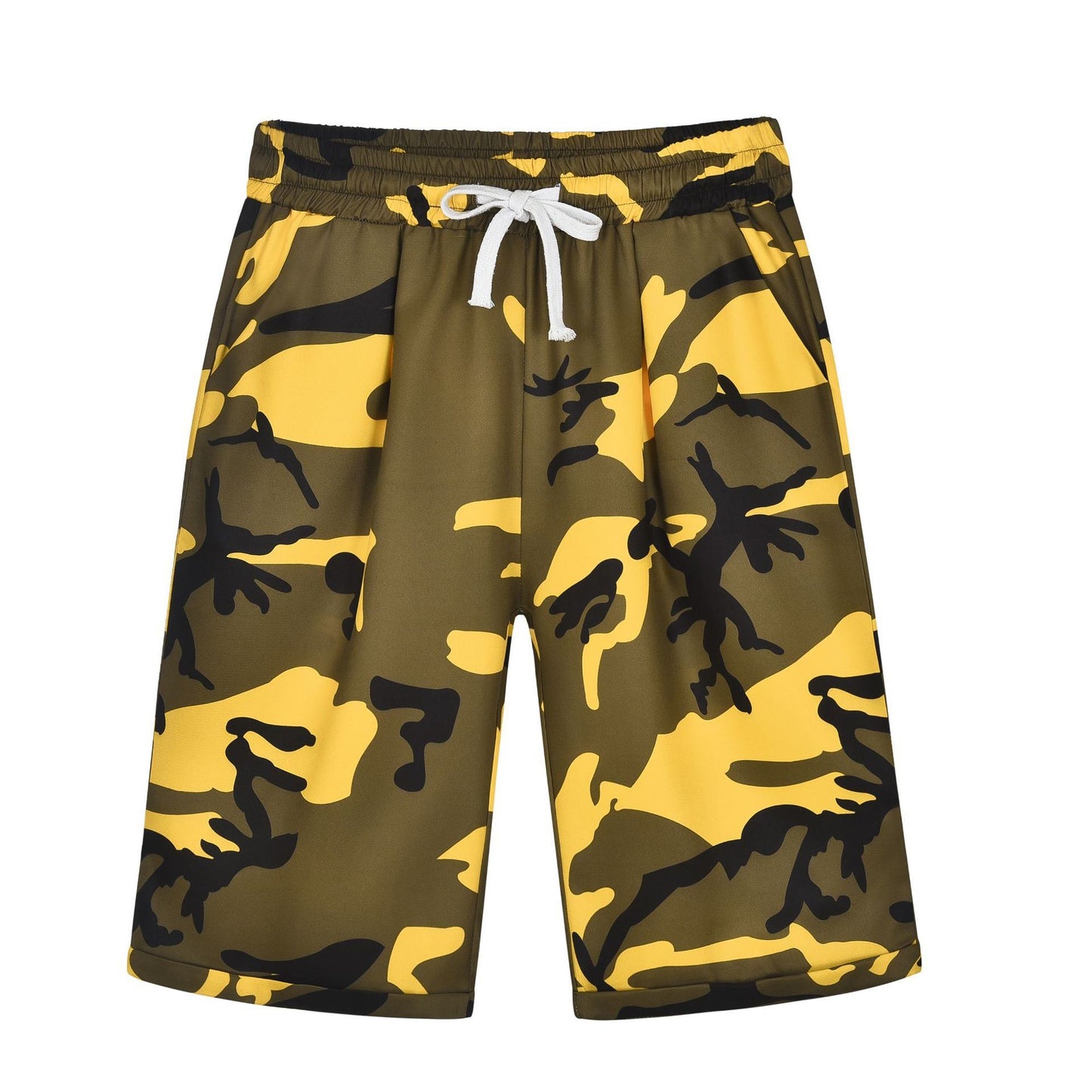 7 Colors Spring and Summer New Loose Camouflage Shorts Casual Pants