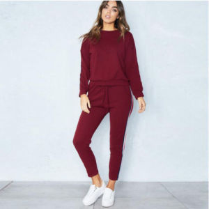 Casual Women Jogging Set 2pcs Tops+Pants Sweatshirt Sweater Tracksuit Suit