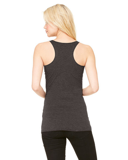 Ladies' Triblend Racerback Tank - CHAR BLK TRIBLND - S