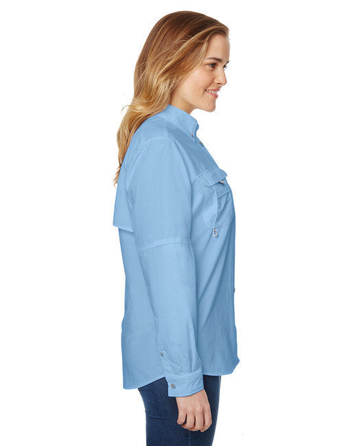 Ladies' Bahama™ Long-Sleeve Shirt - WHITE - XS