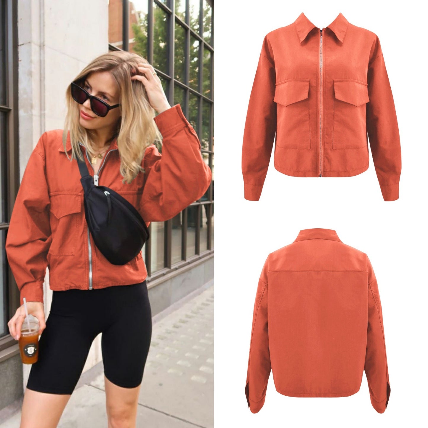 Best Selling New Women's Casual Fashion Jacket Autumn and Winter Long-sleeved Shirt Jacket