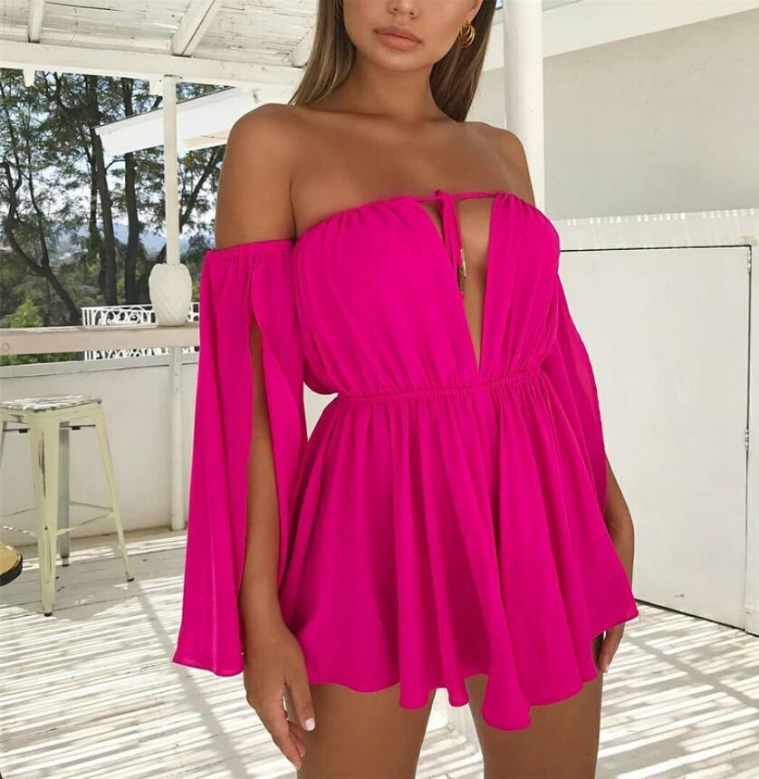 Summer New Style Open Sleeves Shoulder Straps Tube Top Casual Wear High Waist Dress Women's Beach Skirt