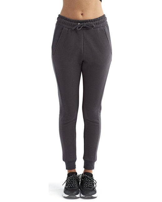 Ladies' Yoga Fitted Jogger - BLACK - XS