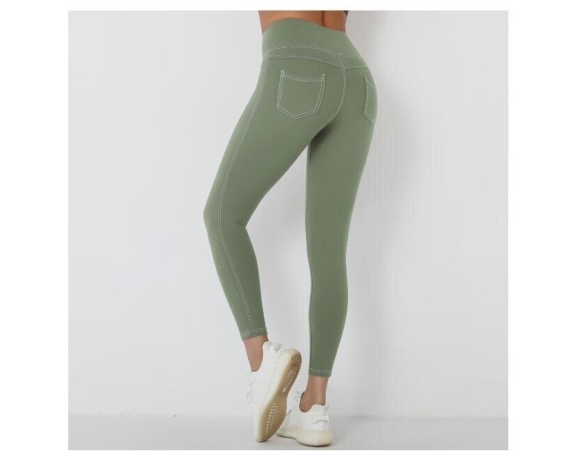 Women's High Waist Yoga Fitness Leggings Pants