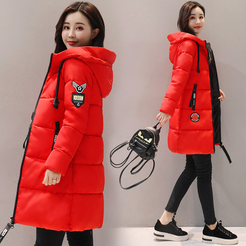 Thick Warm Coat Casual Simple Fashion Jacket Autumn Winter Elegant Jackets Loose Hooded