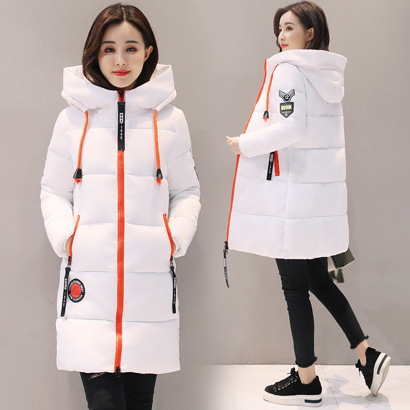 Thick Warm Coat Casual Simple Fashion Jacket Autumn Winter Elegant Jackets Loose Hooded