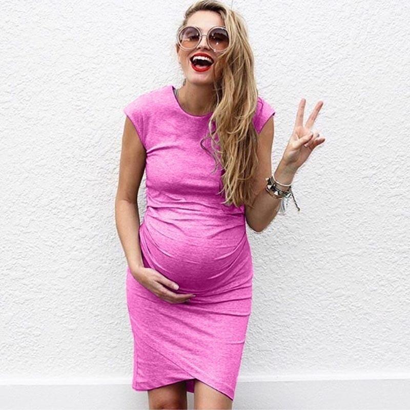 Large Size Sexy Pregnant Woman Dress Summer