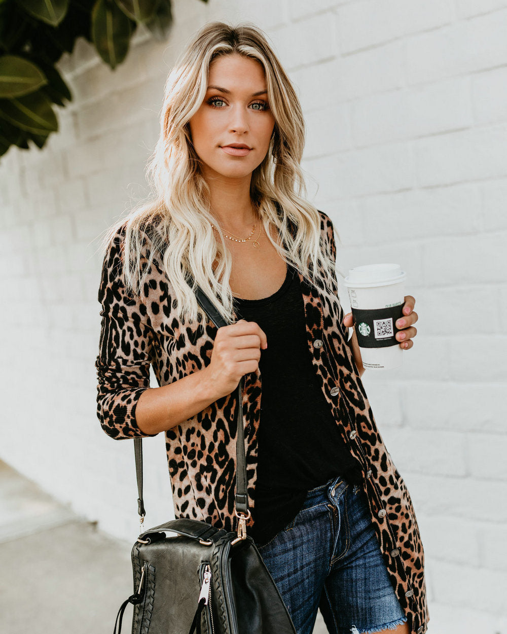 Women Leopard Sexy New Wind Coat Cardigan Leopard Print Fashion Casual Long Coat